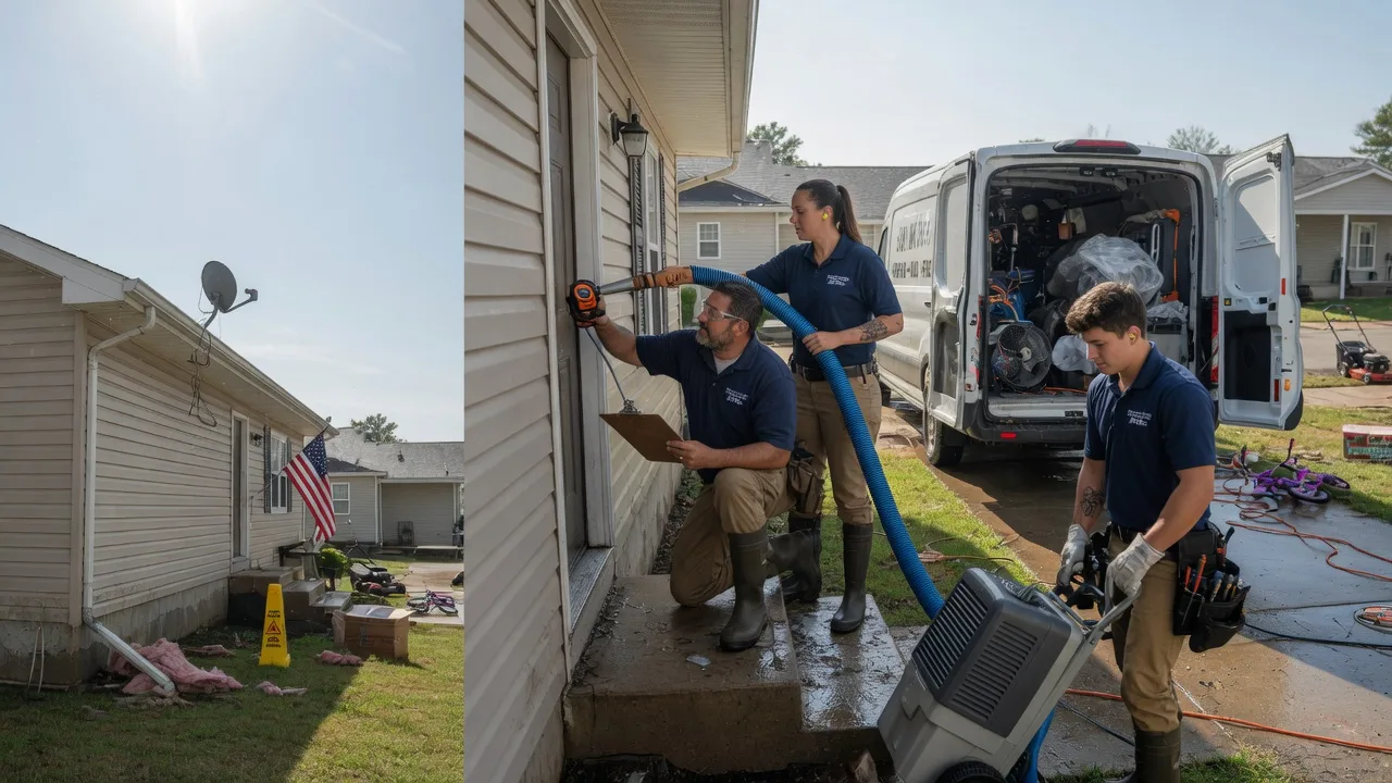 Ceiling Water Damage Restoration in Harper, KS near me